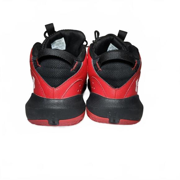 Under Armour Boys' Grade School Lockdown 5 Basketball Shoes Red Black Size 6Y - Picture 5 of 9